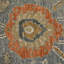 Tapis oriental gris en laine noué à la main Bungalow Rose-1733967159