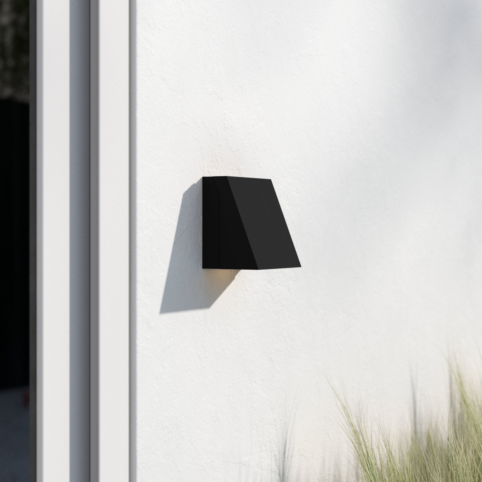 Luther Aluminum LED Wall Light, Black