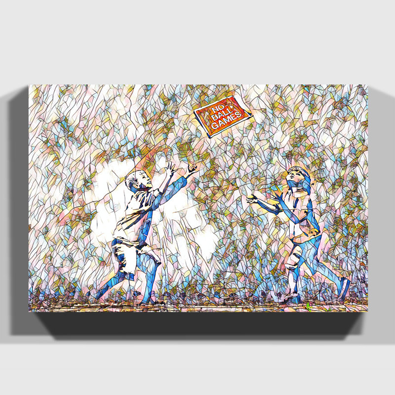 No Ball Games - Wrapped Canvas, 40cm H x 60cm W