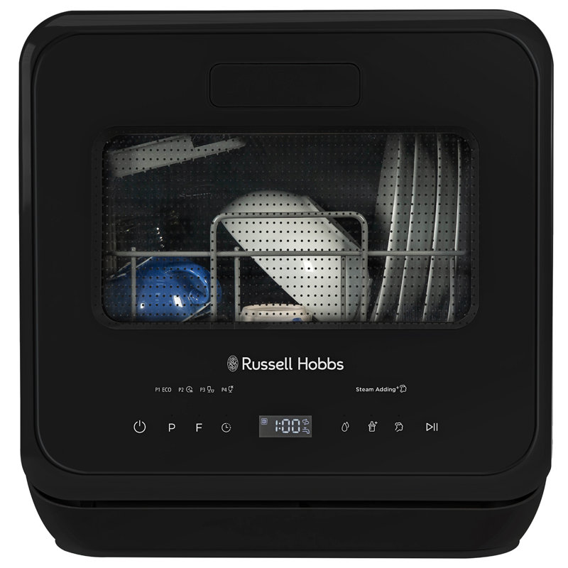 Russell Hobbs, 2 Place Setting Table Top Dishwasher, Black