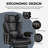 Big And Tall Gaming Chair With Pocket Spring Lumbar Support, Ergonomic Office Chair With Footrest, Executive Desk Chair With Outward Fixed Soft Armrests, Computer Chair With High Back-533078674
