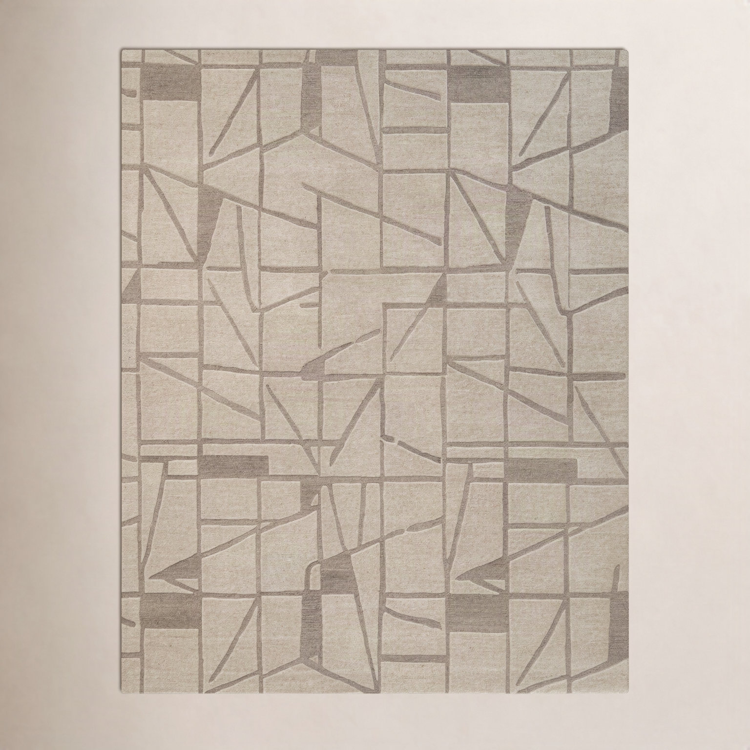 Lira Hand-Tufted Wool Geometric Rug, Rectangle 2' x 3'