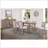 Counter Height Dining Table In Sand Colored Finish
