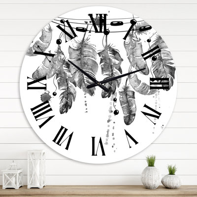 Horloge murale bohème et éclectique