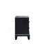 Livingston G02850-N  2 Drawer Nightstand With AC/USB Outlets
