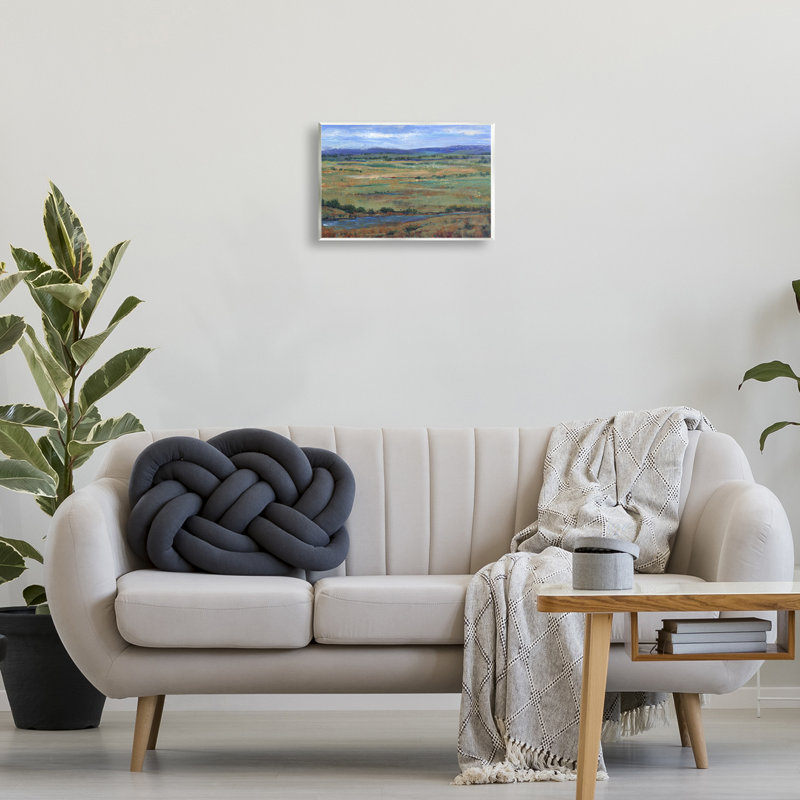 «Flowing River» par Mountains, art mural, design par Tim Ottoole, H 10 po x l 15 po