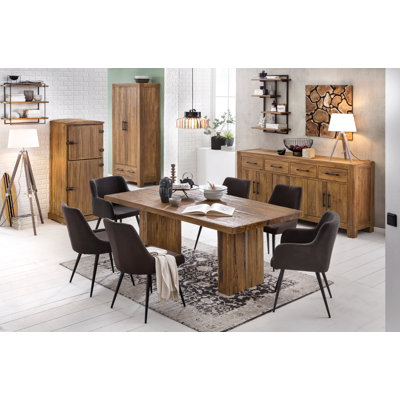 Amanpreet Rectangular Teak Outdoor Dining Table , cm W 100cm cm D