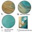 «Gold Teal», impression sur toile-328666612-328666613