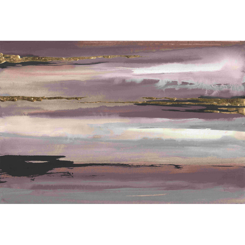 Gilded Storm IV - mauve, H 12 po x l 18 po