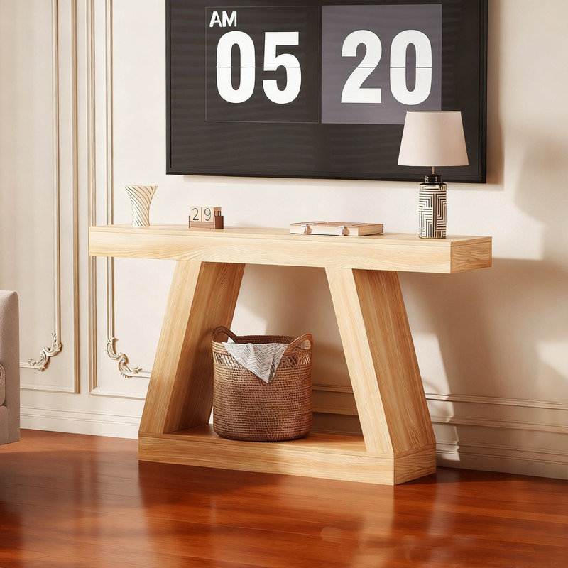 140cm Console Table, Beige