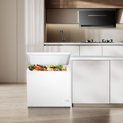 Electactic 7.0 Cu.ft Upright Freezer - 7 Temp Settings -7.6~6.8°F, Efficient Cooling, 3 Storage Baskets