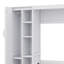 Lit escamotable double pleine grandeur avec tablettes fonctionnelles, placard et éclairage à DEL subtil-933401107-933401106
