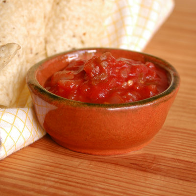Ancient Cookware, Mexican Clay Sauce Salsa Bowl, 2 Ounces