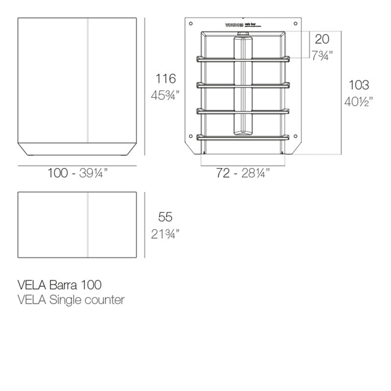 Vela Single Bar - White LED
