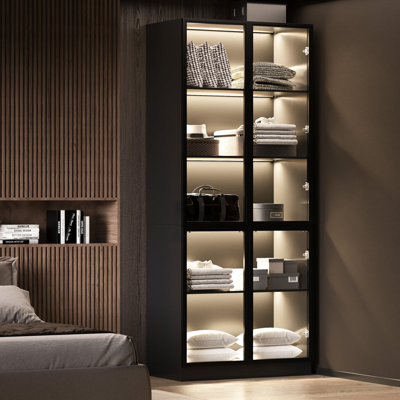 JUSJUBR Under Cabinet Lights Plug-in, 4 Pack X 12inch LED Under Cabinet Lighting, Dimmable Plug-in Light Bar For Desk, Under Kitchen Counter LED Lights With Memory Function, Cold White 6500K - View #3