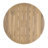 Aydin Outdoor Round Acacia Wood Coffee Table With Slatted Top