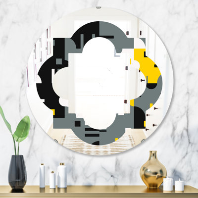 Miroir mural quadrilobe