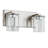 Brushed Nickel Vanity Light (5-Light, 32-Inch)Mirror with Clear Glass Shade-2003178274-1992280587