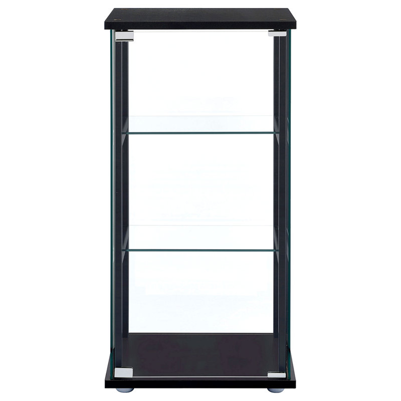 Vitrine en verre à 3 tablettes