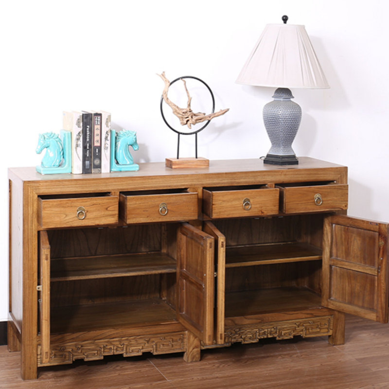 Armoire d'appoint en bois massif Elm