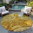 Carmina Orange Washable Indoor-Outdoor Rug - -363455379