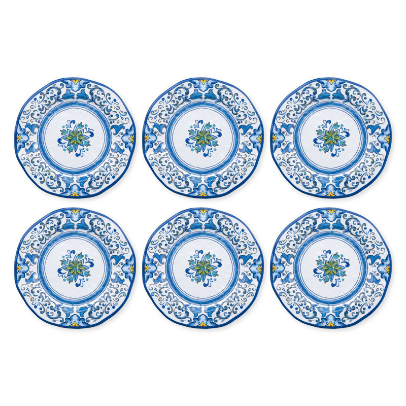 Blue Floral, 9" Plate S6