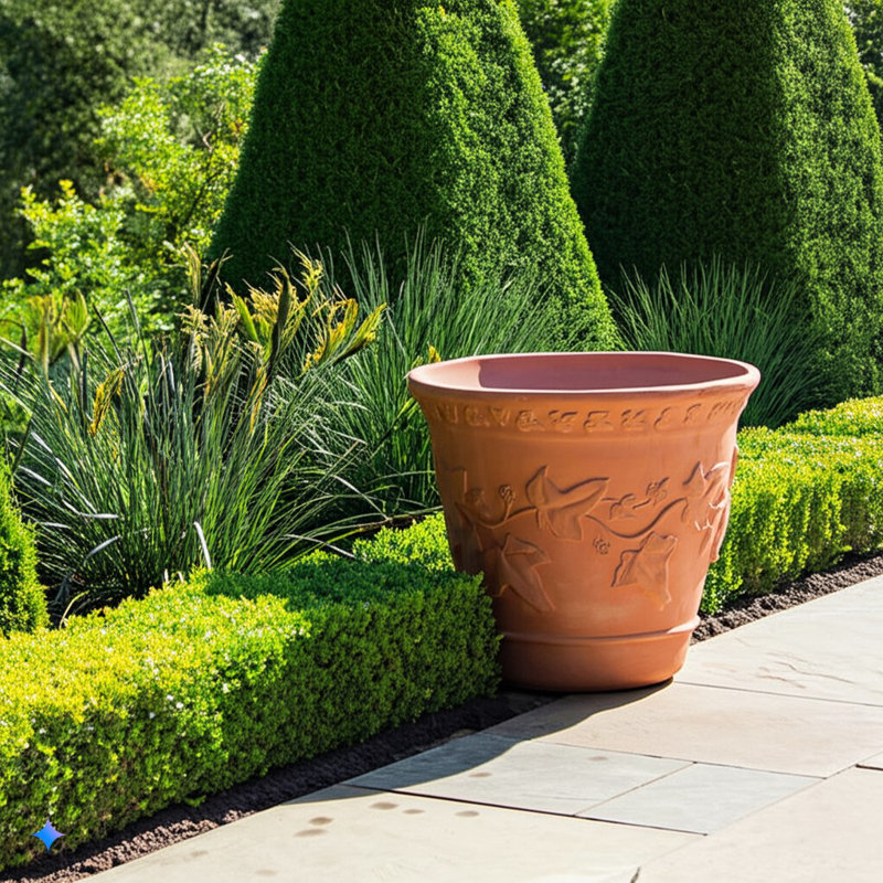 Misael Fibreglass Planter, Small