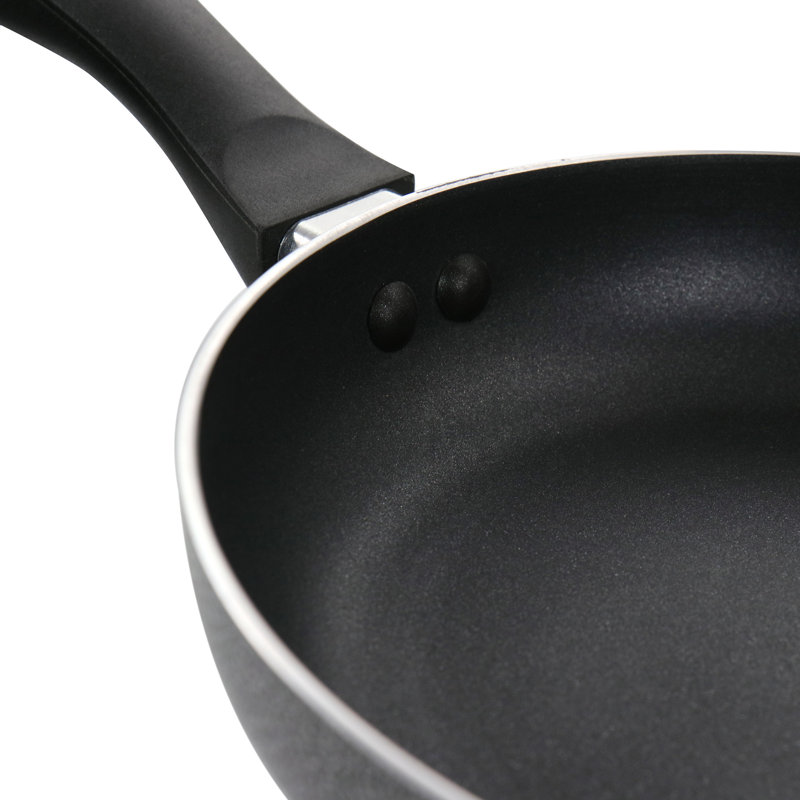 Charcoal Gray 2-Piece Nonstick Aluminum Frying Pan Set
