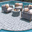 Country 5.88" x 5.88" Porcelain Stone Look Wall & Floor Tile-802107429