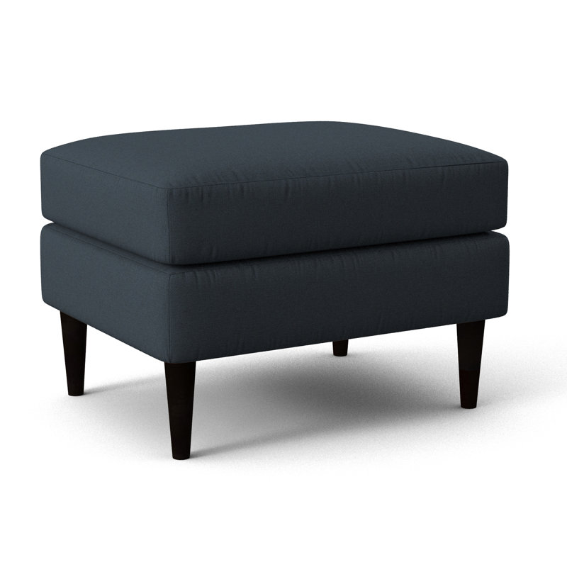 Potter Ottoman, Azure Polyester 71551L51, City Dark