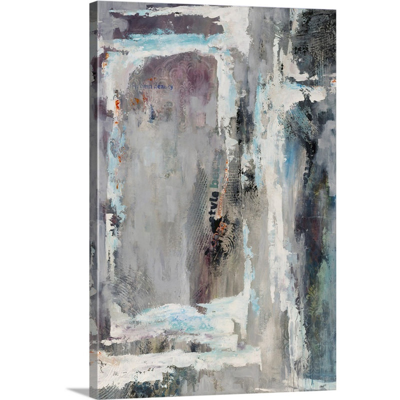 « diversifié », peinture sur toile, H 18 po x l 12 po x p 1,25 po, Toile tendue