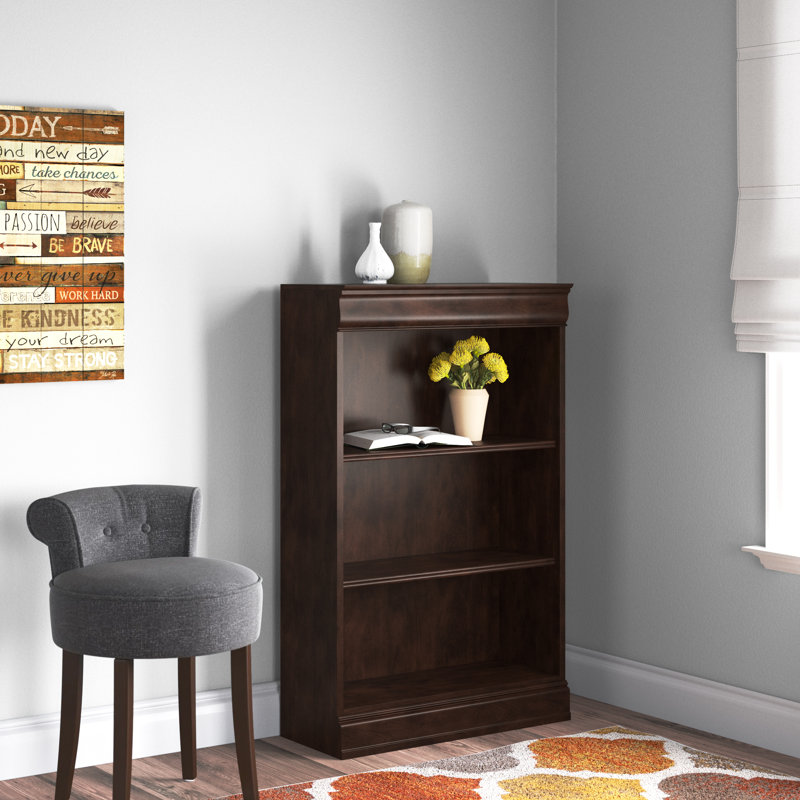 Mattern Standard Office Bookcase with Adjustable Shelves, (2 Shelves) 48" H x 30" W x 12.5" D