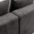  78.8" Boneless Convertible Loveseat Chaise Sleeper Sofa, 2-Piece Modular Couch, No Assembly - Black Onyx, Chenille-1021317261-1021317251-1007607276