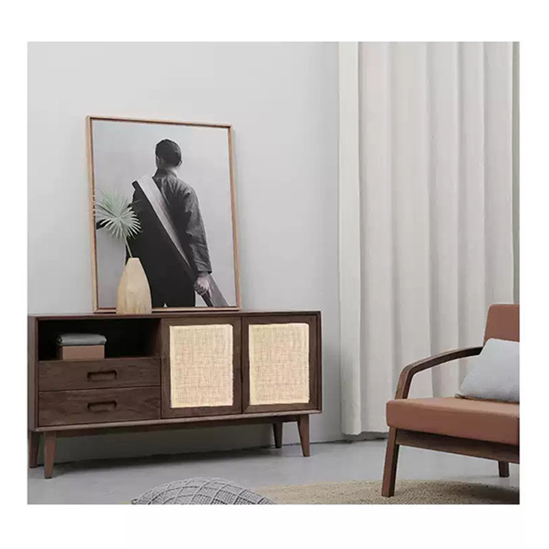 Armoire d'appoint en rotin