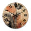 Horloge murale en bois massif Niam-823059353