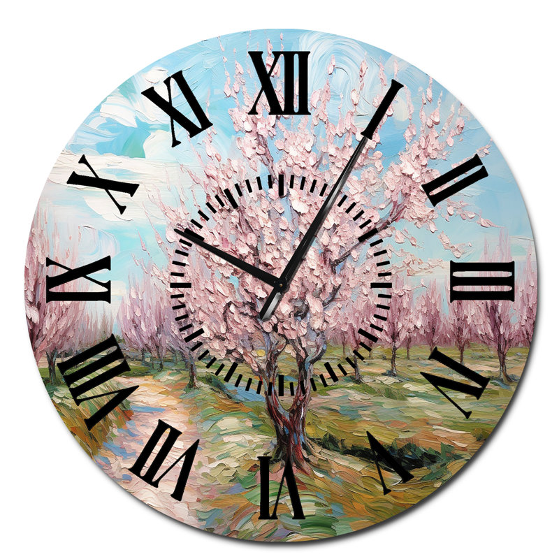 Horloge murale Vangogh, Surdimensionné