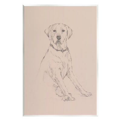 Retriever Dog Minimal - reproduction de dessin