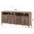 65.8" Fluted sideboard Adjustable 3-Tier with Fluted Doors and Gold Handle for Kitchen, Entryway, Dining Room-1109426867