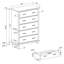 Commode 5 tiroirs 38 po Ankney-1248424086