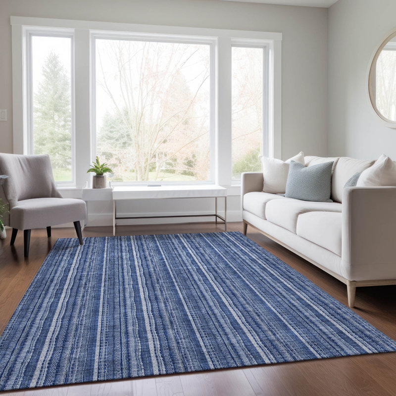 Chayden Rug with Non-Slip Backing, Rectangle 5 pi x 7 pi 6 po