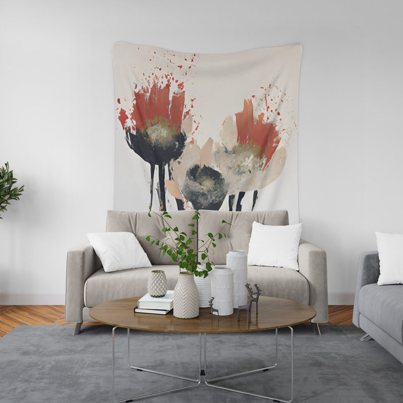 Tapisserie murale, H 80 po x l 68 po