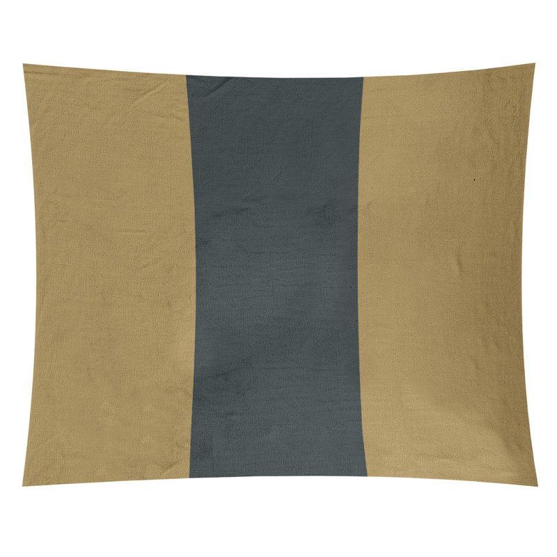 Tapisserie de polyester Las Vegas, H 88 po x l 104 po, Doré / gris acier / doré