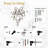 Abstract Line Women Face Modern Abstract Wall Accent Sculpture Hanging Decoration Metal Wall Decor-124840204-124840205