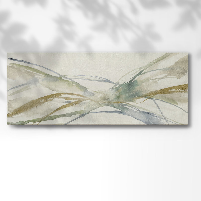 Watercolor Waves II, H 8 po x l 20 po x P 1,5 po