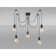 Dreifa 5 - Light Black Cable Cluster Pendant