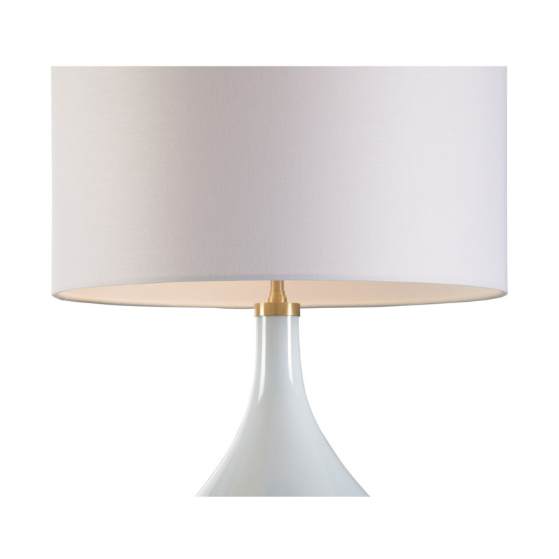Lampe de table Underhill, Vernis bleu