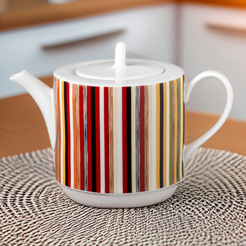 Missoni théière-cafetière à rayures Jenkins 148 diamètre 4,72 po, H 5,12 po