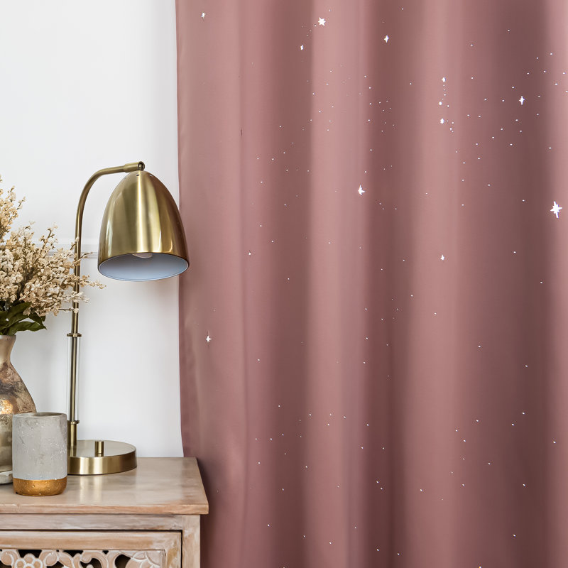 Paire de rideaux obscurcissant Nicholad, Mauve