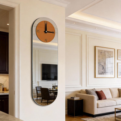 Cloteal Glass Wall Clock