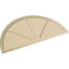 Demi-rond signature fronton en uréthane, brun clair apprêté-103268817-113221389-113057099